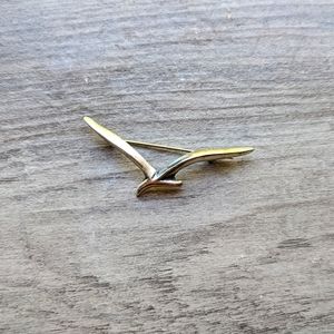 Vintage Sterling Silver Seagull Brooch